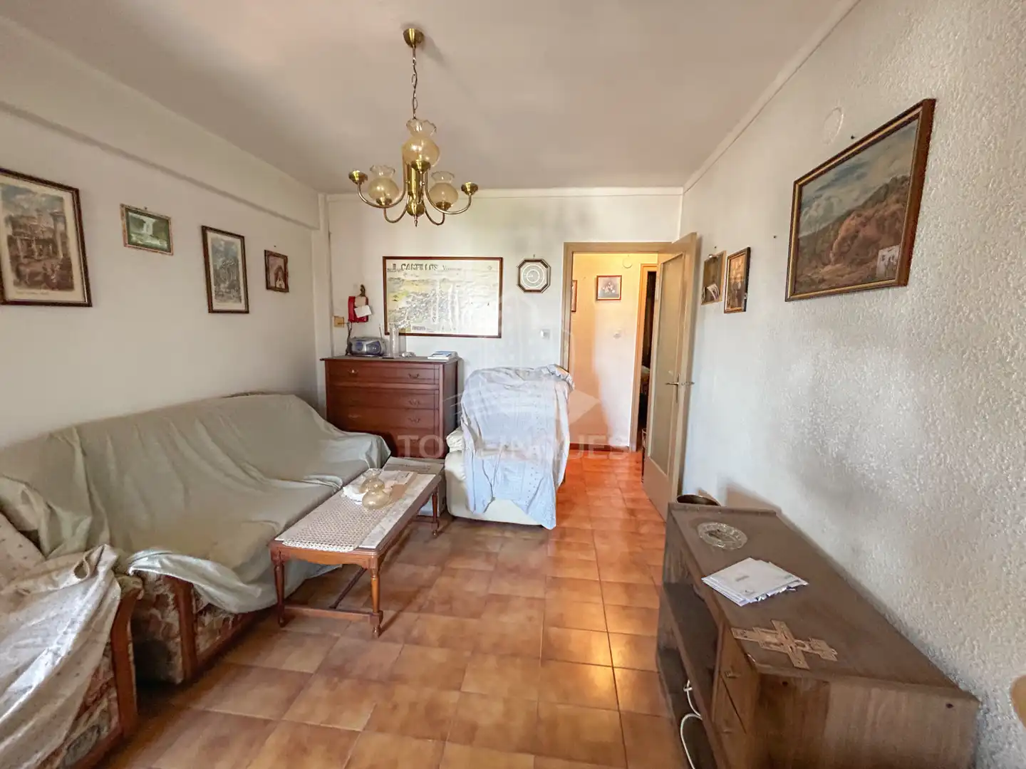 Sala d'estar de Pis en venda en Valls amb Moblat i Balcó