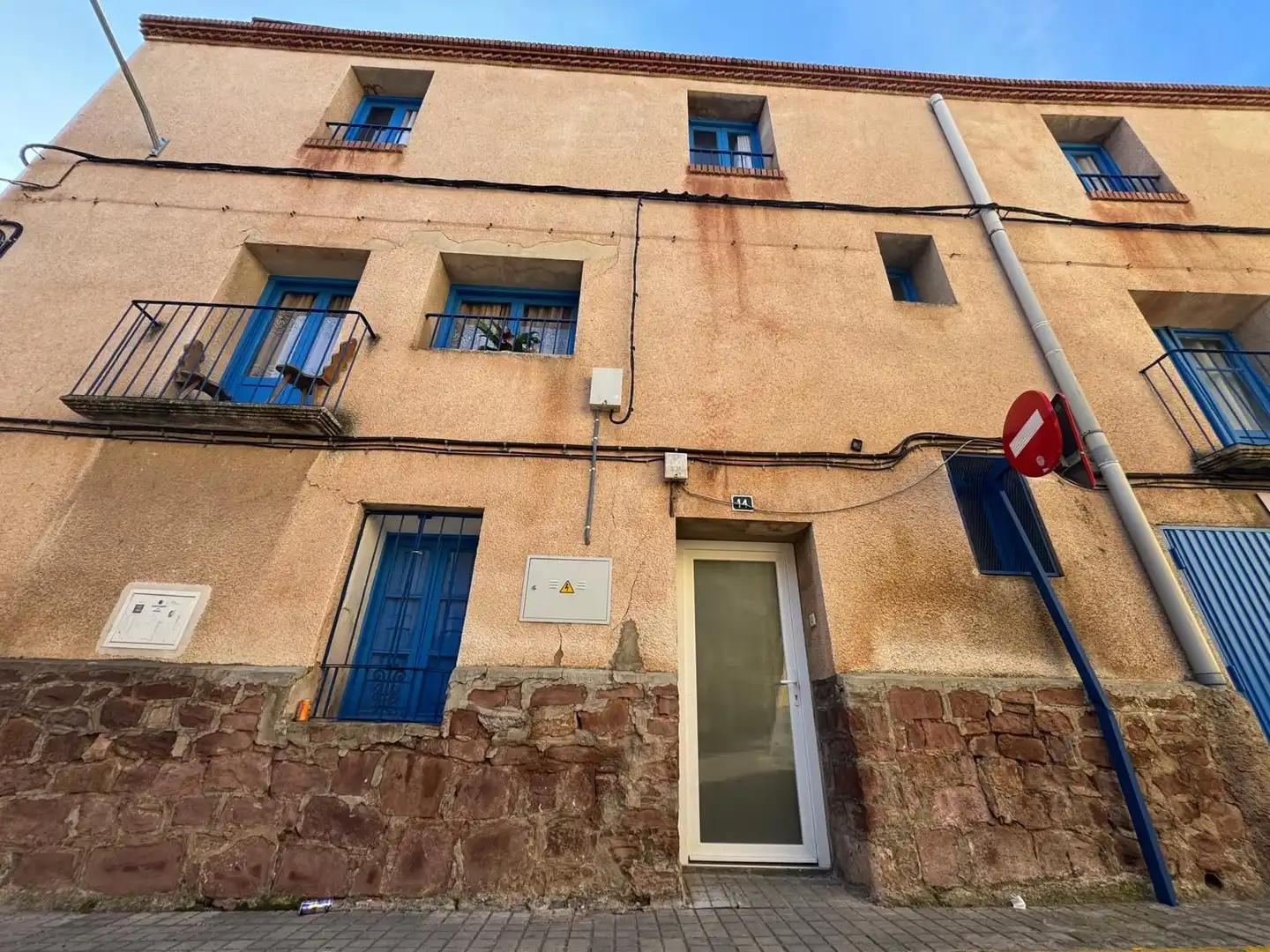 Vista exterior de Finca rústica en venda en Brea de Aragón amb Calefacció, Terrassa i Traster