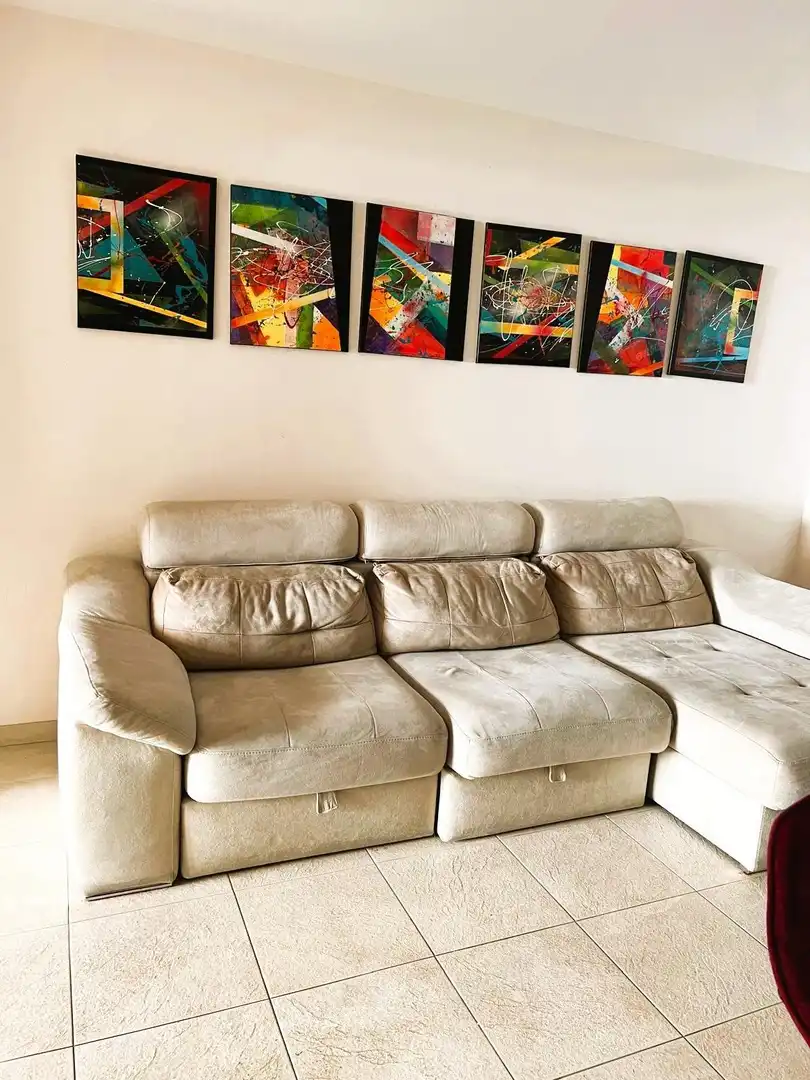 Wohnzimmer von Wohnungen zum Verkauf in Escalona mit Klimaanlage, Heizung und Privatgarten