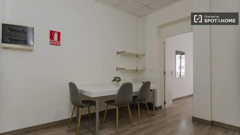 Comedor de Piso de alquiler en Valencia con Aire acondicionado, Calefacción y Amueblado
