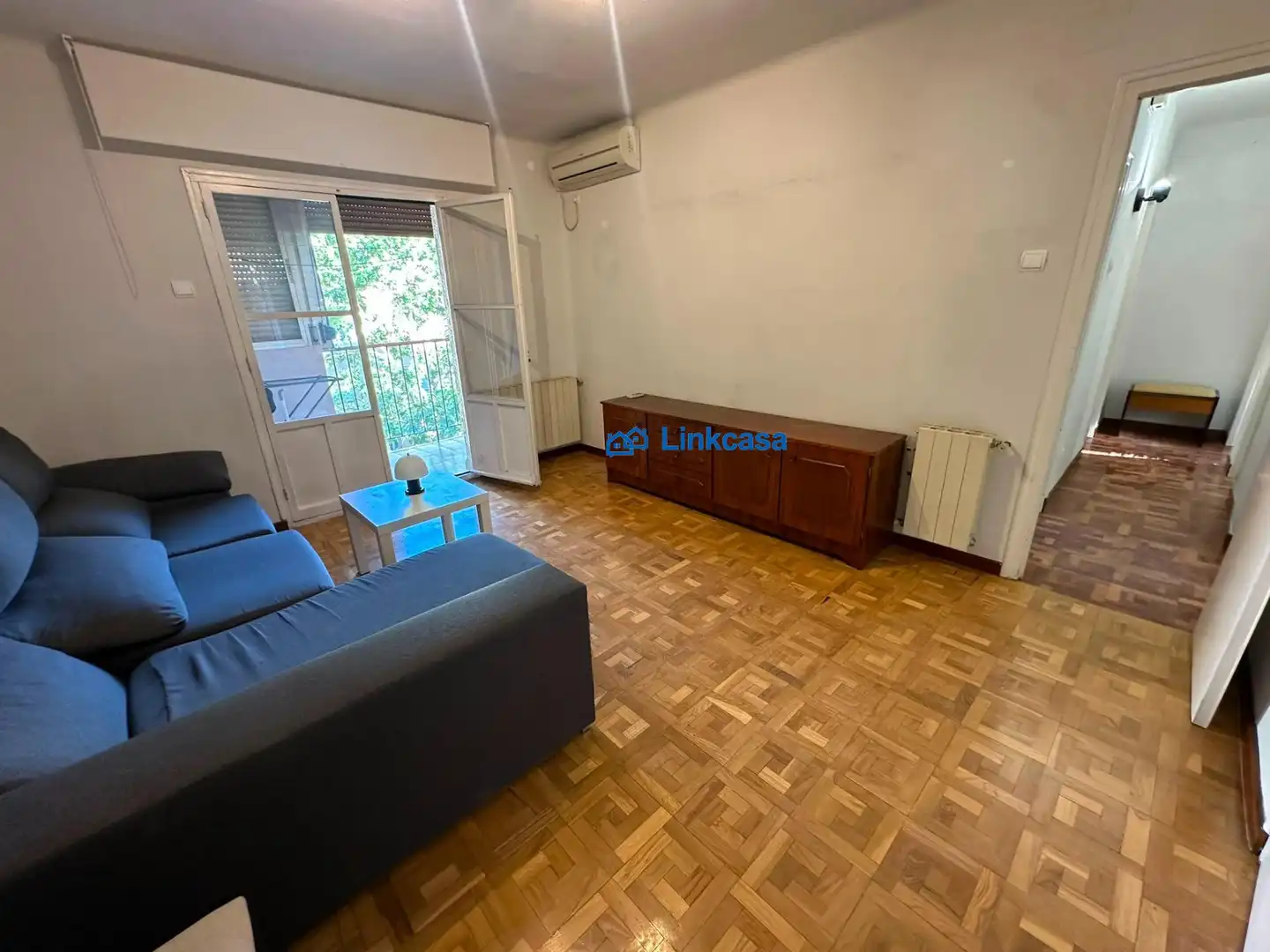 Sala de estar de Piso en venta en Madrid con Calefacción, Parquet y Terraza
