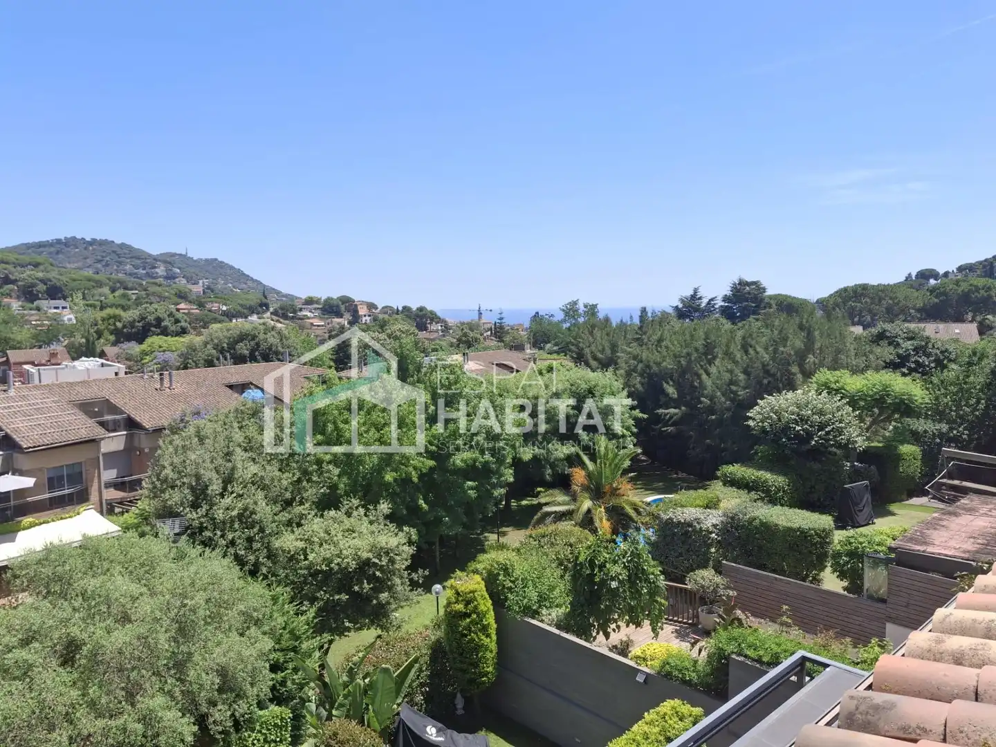 Jardí de Casa adosada de lloguer en Cabrils amb Calefacció, Jardí privat i Parquet