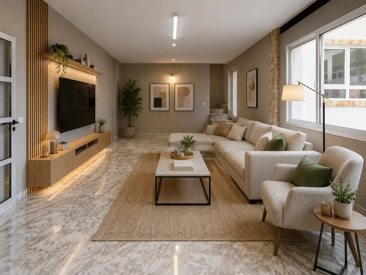 Sala de estar de Casa adosada en venta en Las Palmas de Gran Canaria con Parquet, Terraza y Trastero