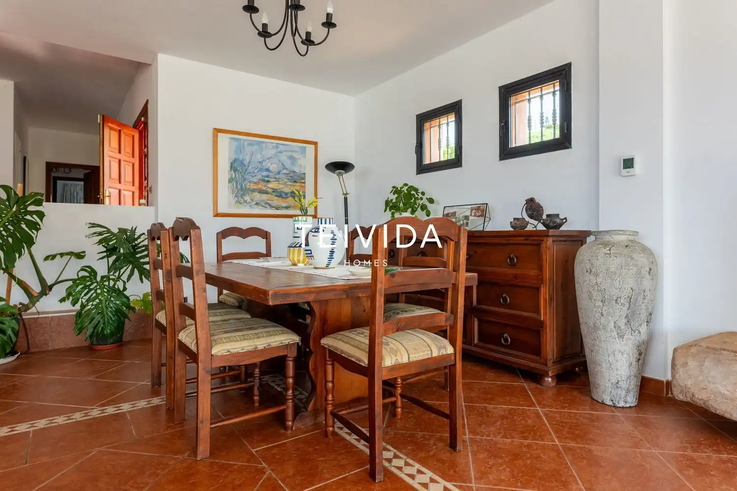 Dining room of Houses for sale in Tacoronte  with Air Conditioner, Terrace and Storage room