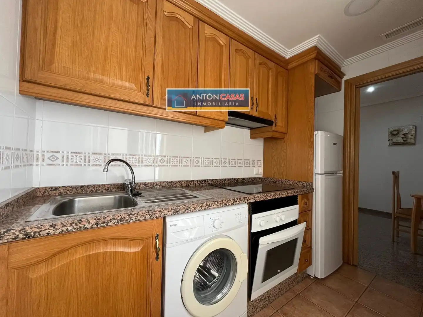 Cocina de Piso de alquiler en Elda con Aire acondicionado, Amueblado y Balcón