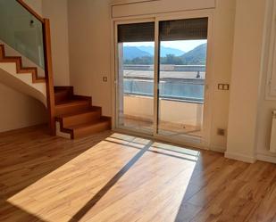 Sala d'estar de Dúplex en venda en Sant Joan Les Fonts amb Calefacció, Parquet i Traster