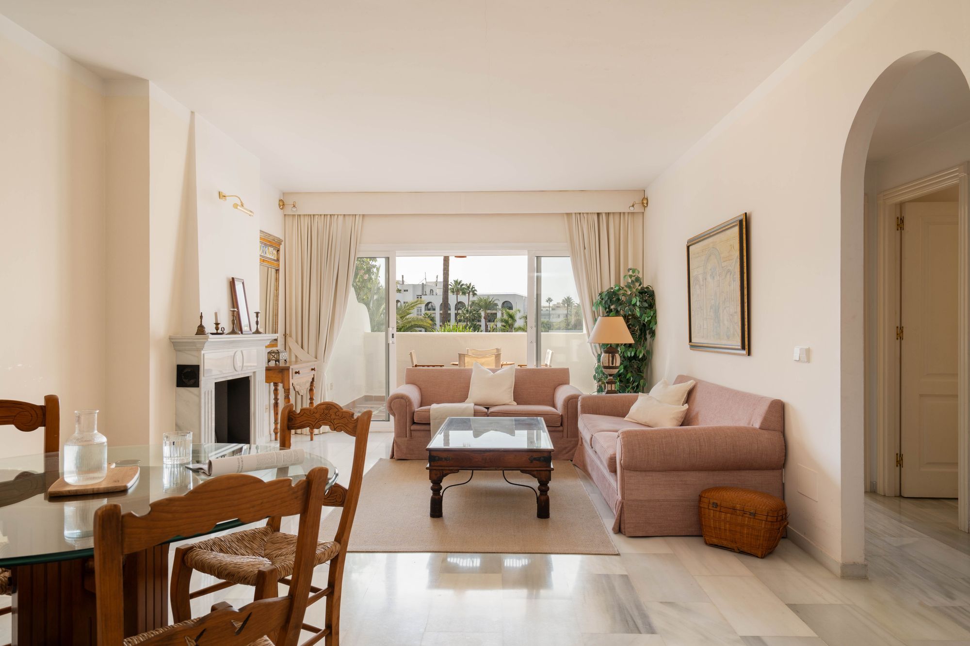 Living room of Apartment for sale in Mijas  with Terrace and Balcony