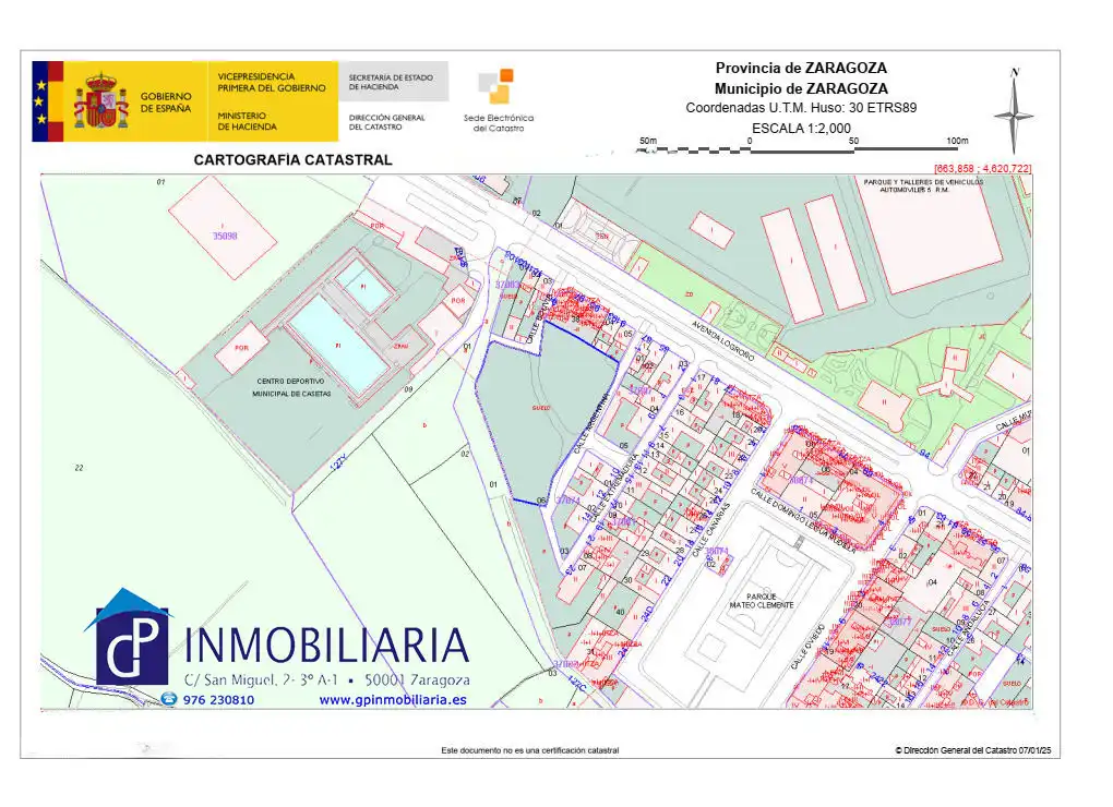 Außenansicht von Residential zum Verkauf in Zaragoza