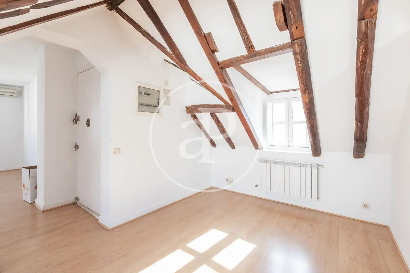 Bedroom of Flat for rent in Madrid  with Air Conditioner, Heating and Terrace