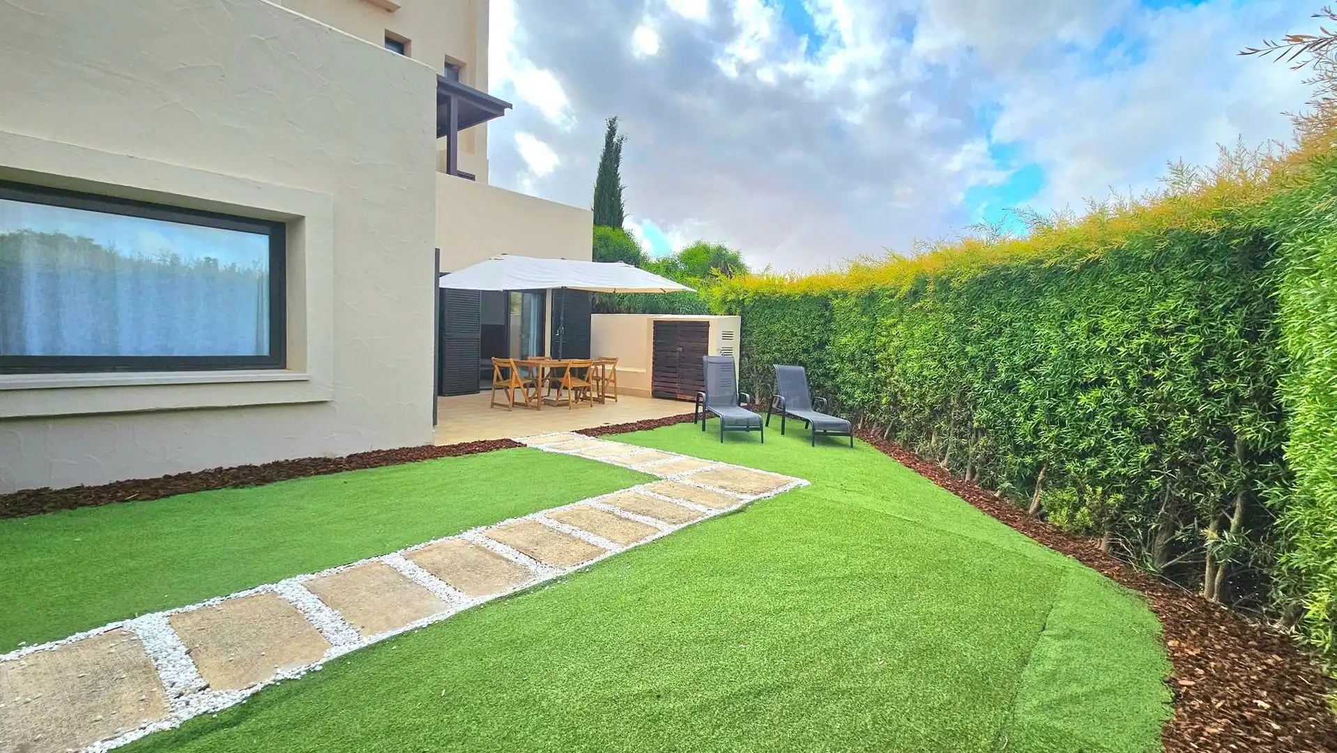 Terrassa de Casa o xalet en venda en Murcia amb Aire condicionat, Calefacció i Jardí privat