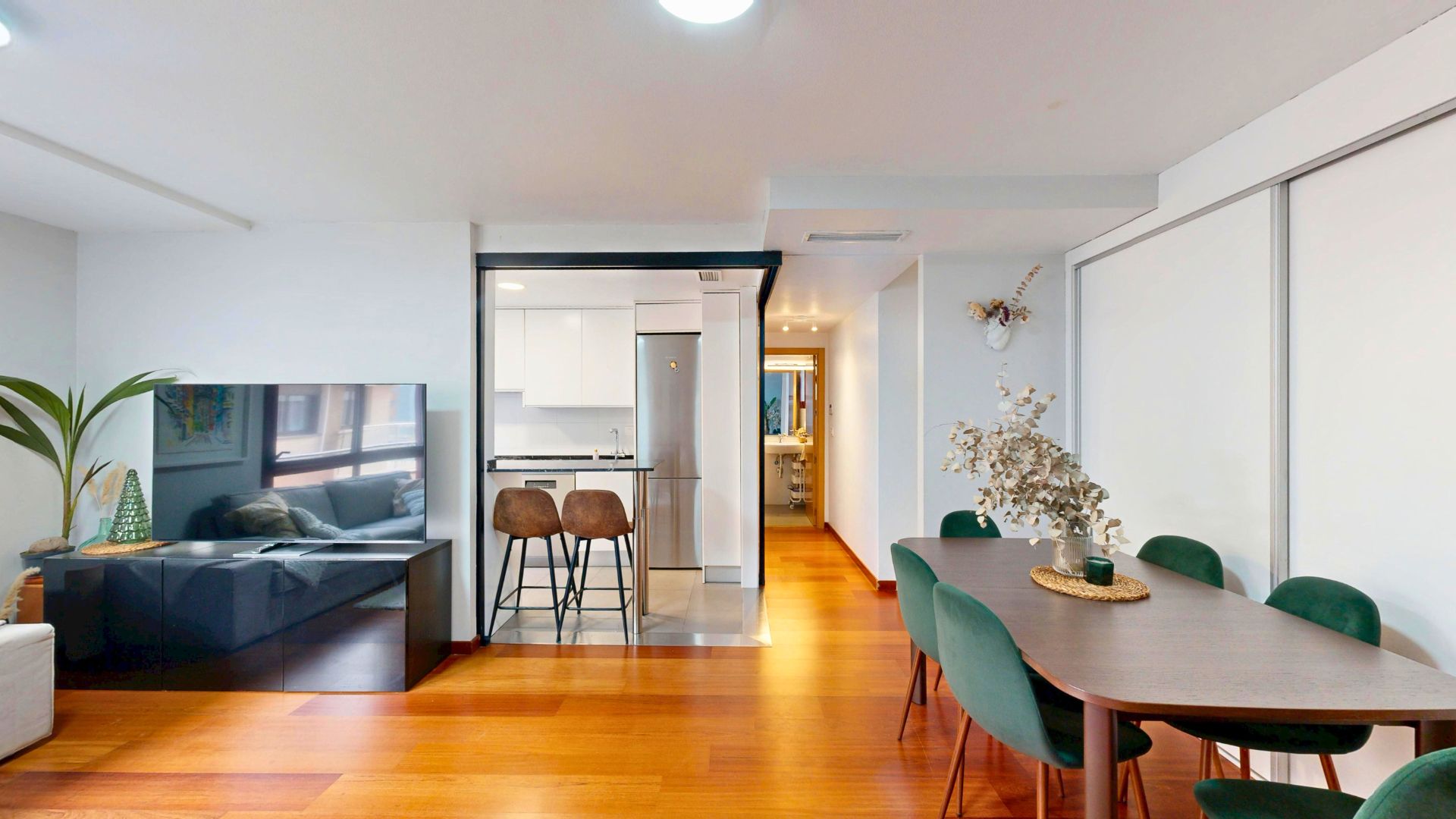 Menjador de Àtic en venda en  Murcia Capital amb Aire condicionat, Parquet i Terrassa