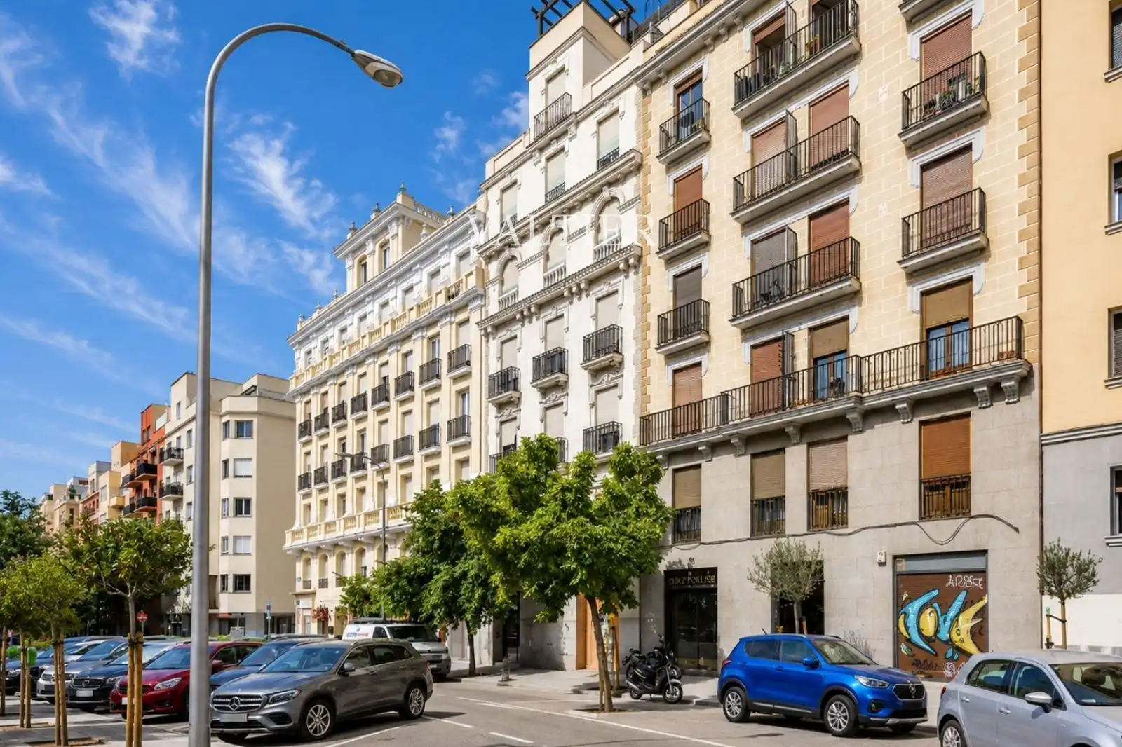Vista exterior de Pis de lloguer en Madrid amb Aire condicionat, Calefacció i Moblat