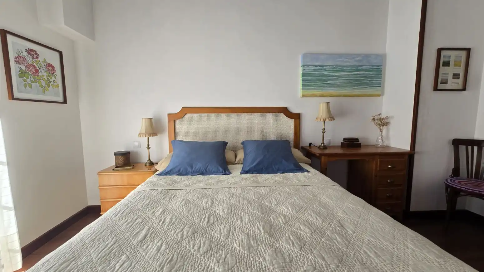 Bedroom of Detached homes for sale in Suances  with Heating, Parquet flooring and Terrace