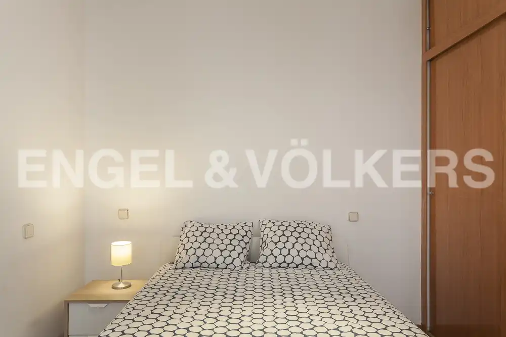 Bedroom of Flat for rent in Madrid  with Air Conditioner, Heating and Parquet flooring