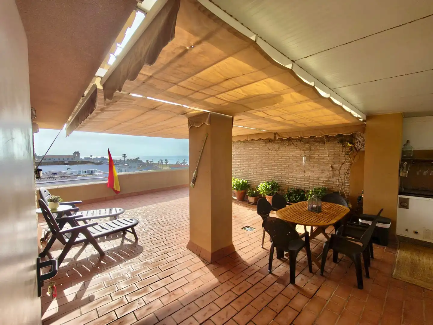 Terrace of Duplexes for sale in La Antilla  with Terrace, Storage room and Furnished
