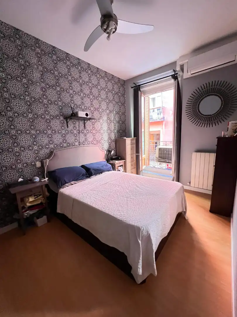 Schlafzimmer von Wohnung zum Verkauf in Madrid mit Klimaanlage, Heizung und Möbliert