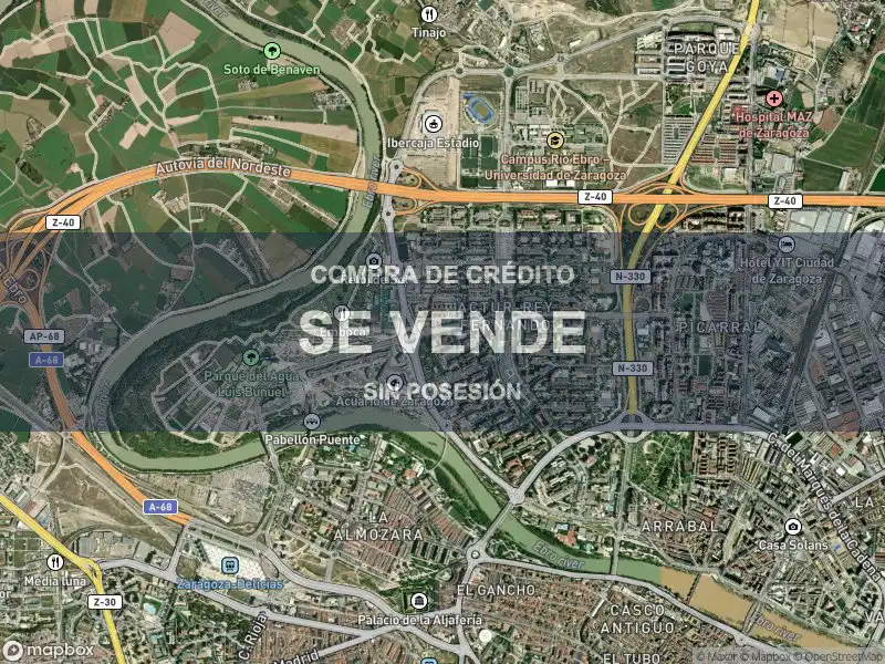 Vista exterior de Oficina en venda en Zaragoza