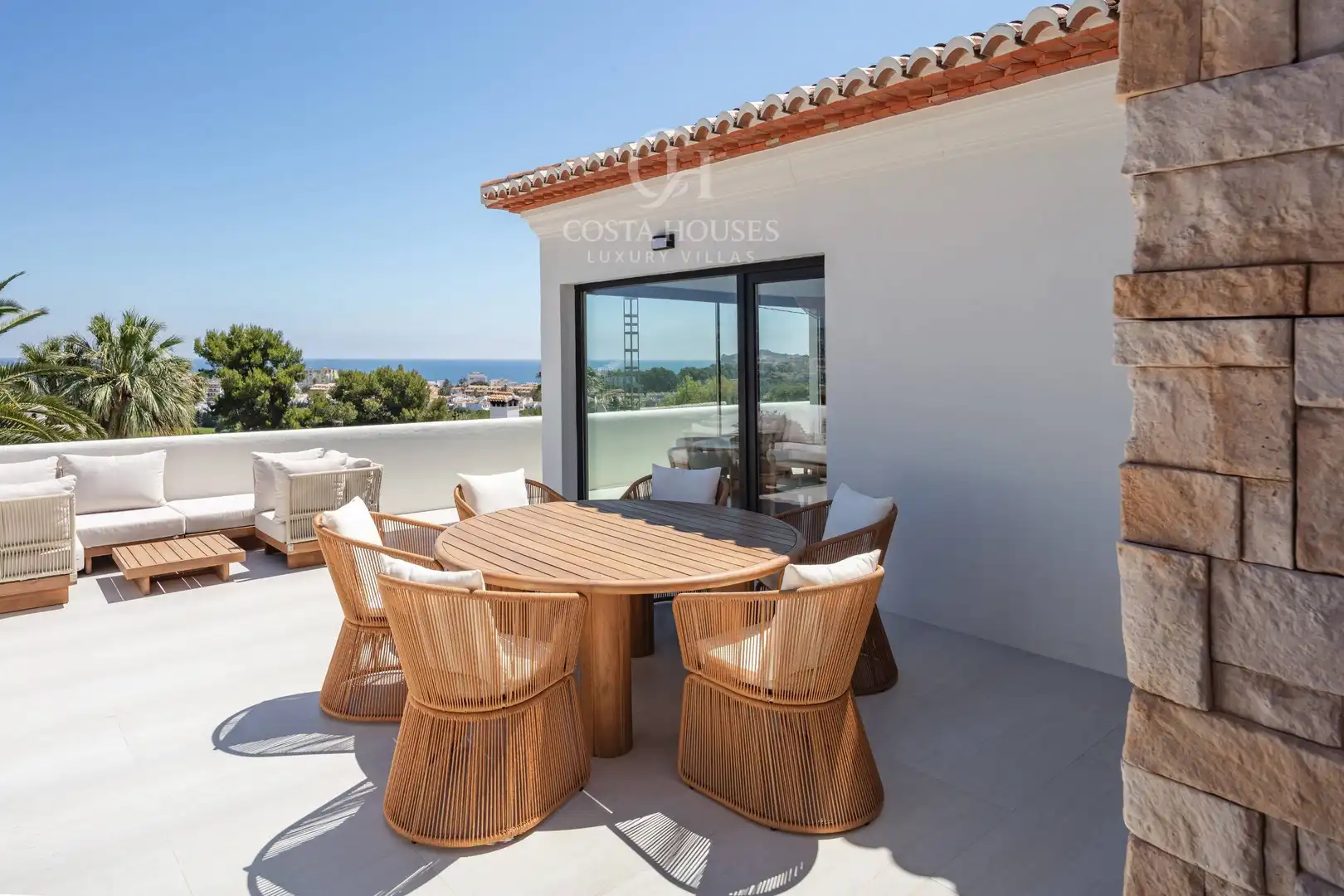 Terrace of Houses for sale in Jávea / Xàbia  with Air Conditioner, Heating and Private garden