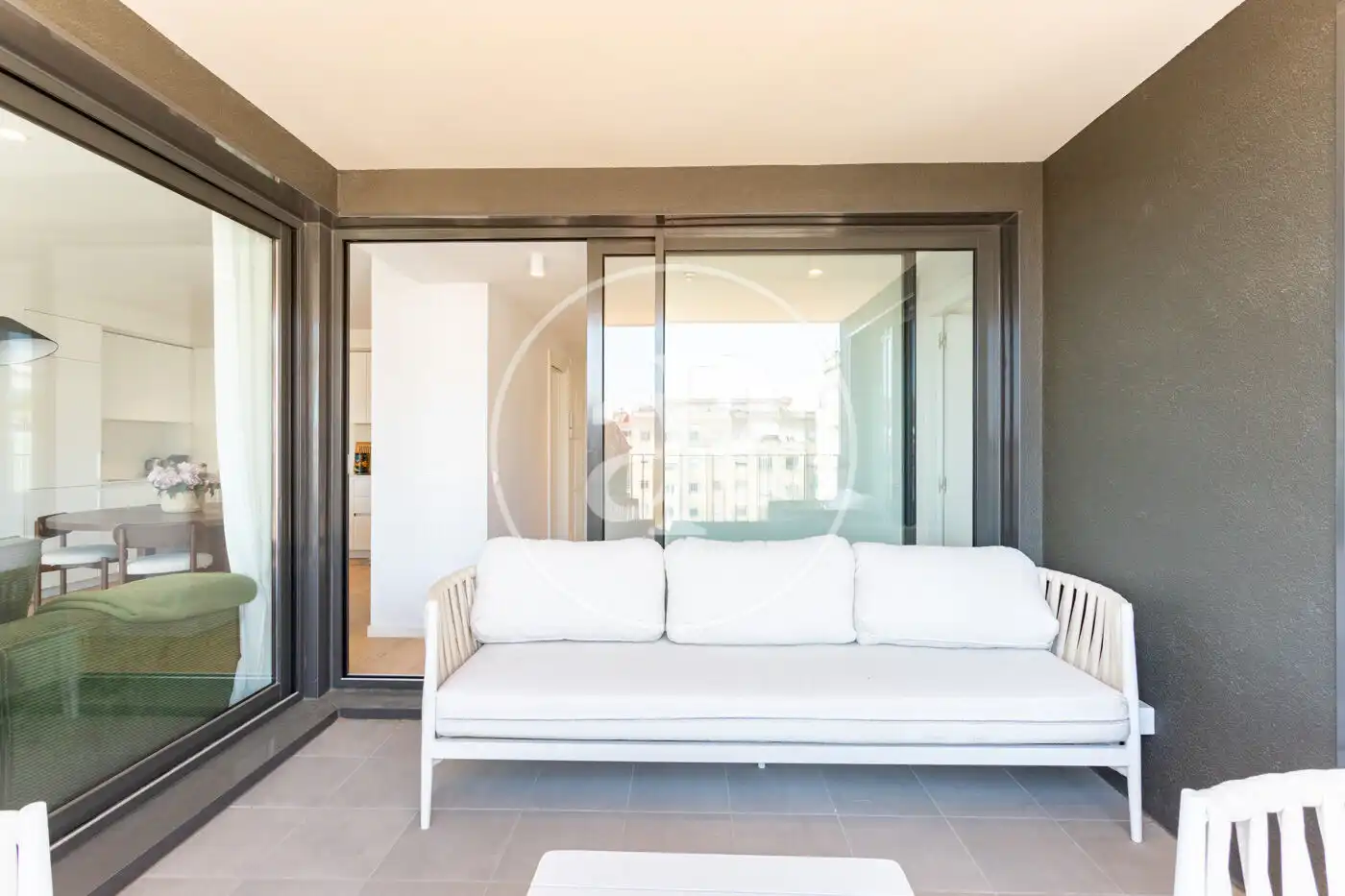 Terraza de Ático de alquiler en Barcelona con Aire acondicionado, Calefacción y Terraza