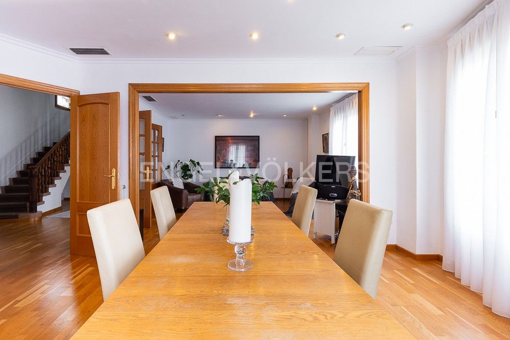 Esszimmer von Wohnung zur Miete in  Valencia Capital mit Klimaanlage, Heizung und Parkett