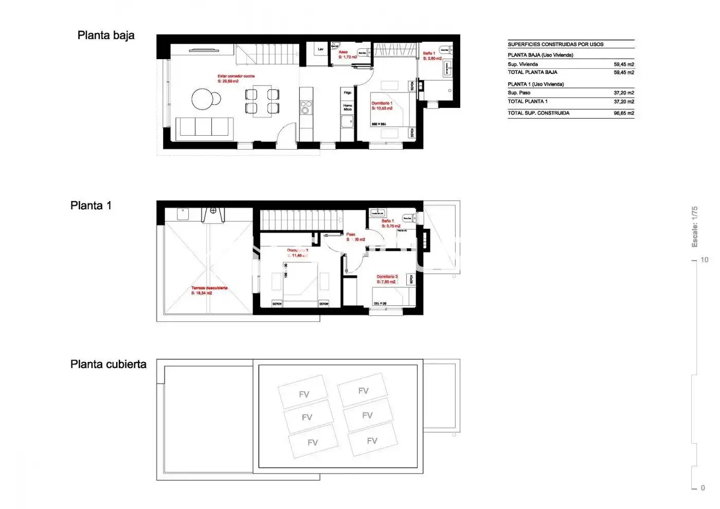 Casa a schiera con terrazza in vendita a Daya Nueva, imagen 9