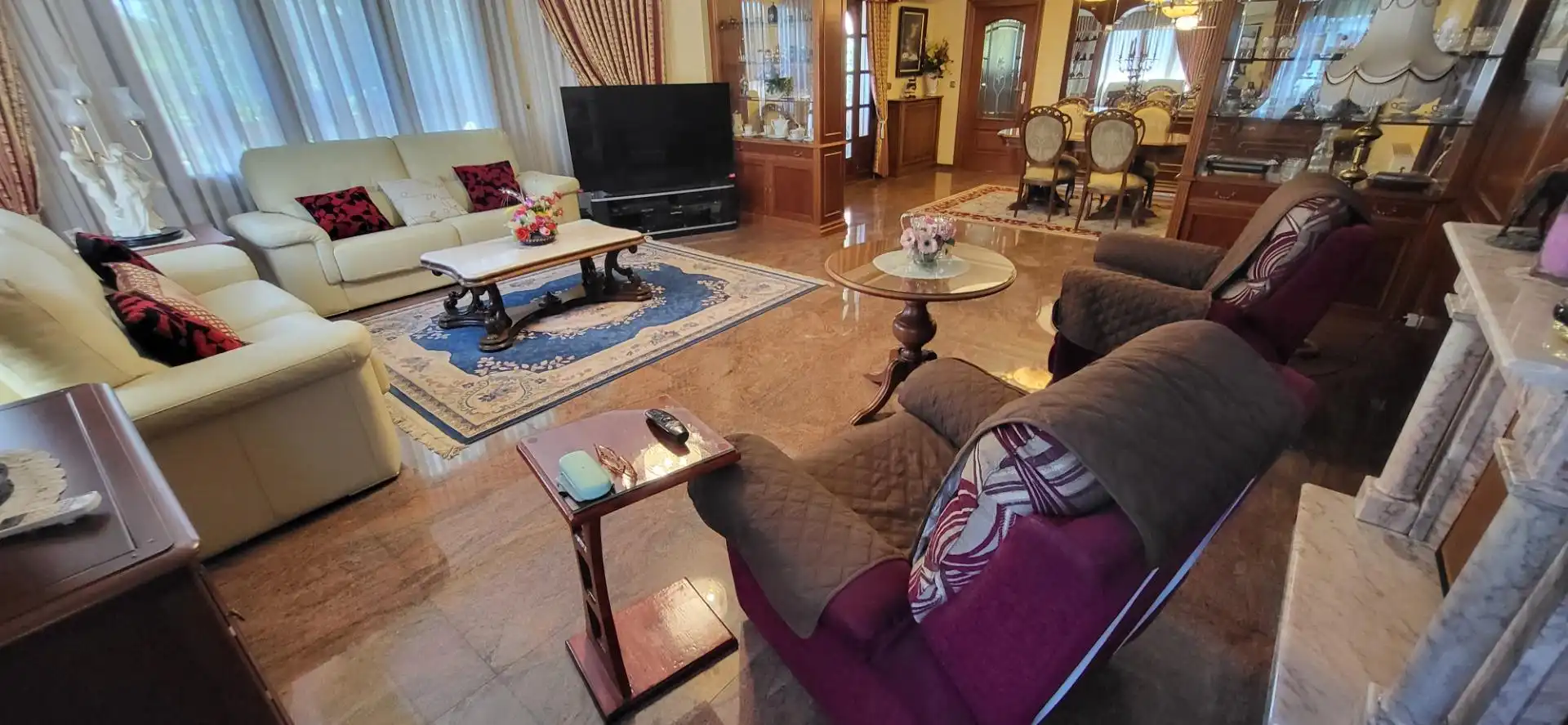 Sala de estar de Casa o chalet en venta en Albacete con Aire acondicionado, Jardín privado y Terraza