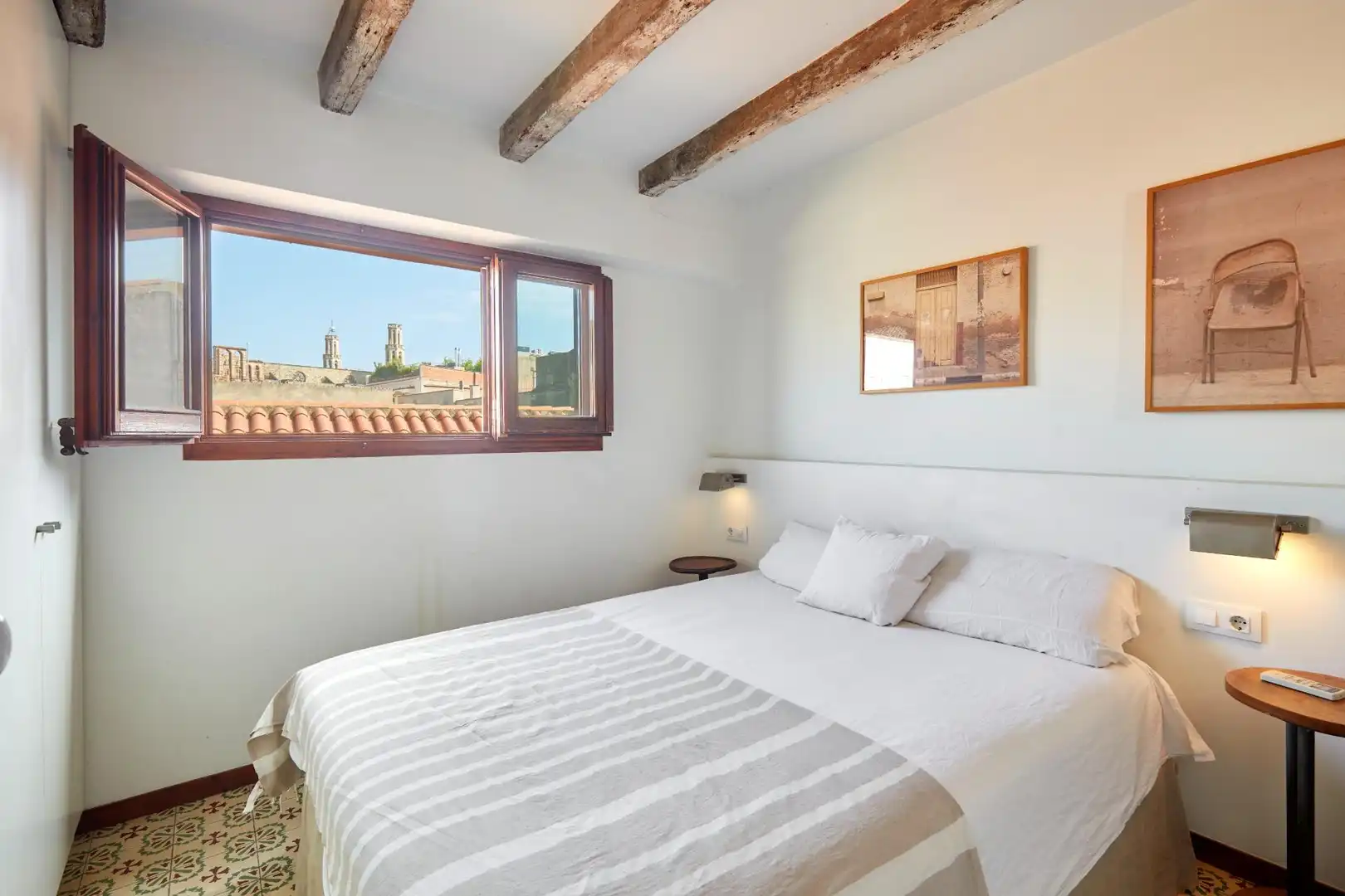 Bedroom of Attic for sale in Barcelona  with Air Conditioner, Heating and Terrace