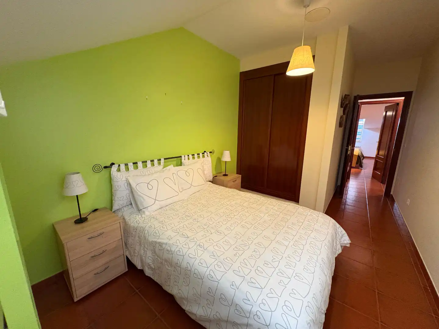 Schlafzimmer von Wohnung zur Miete in Mugardos mit Heizung und Möbliert