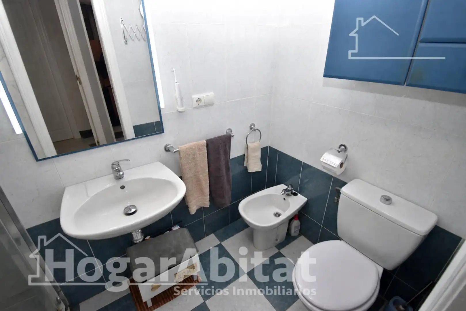 Baño de Apartamento en venta en Oropesa del Mar / Orpesa con Aire acondicionado, Calefacción y Jardín privado