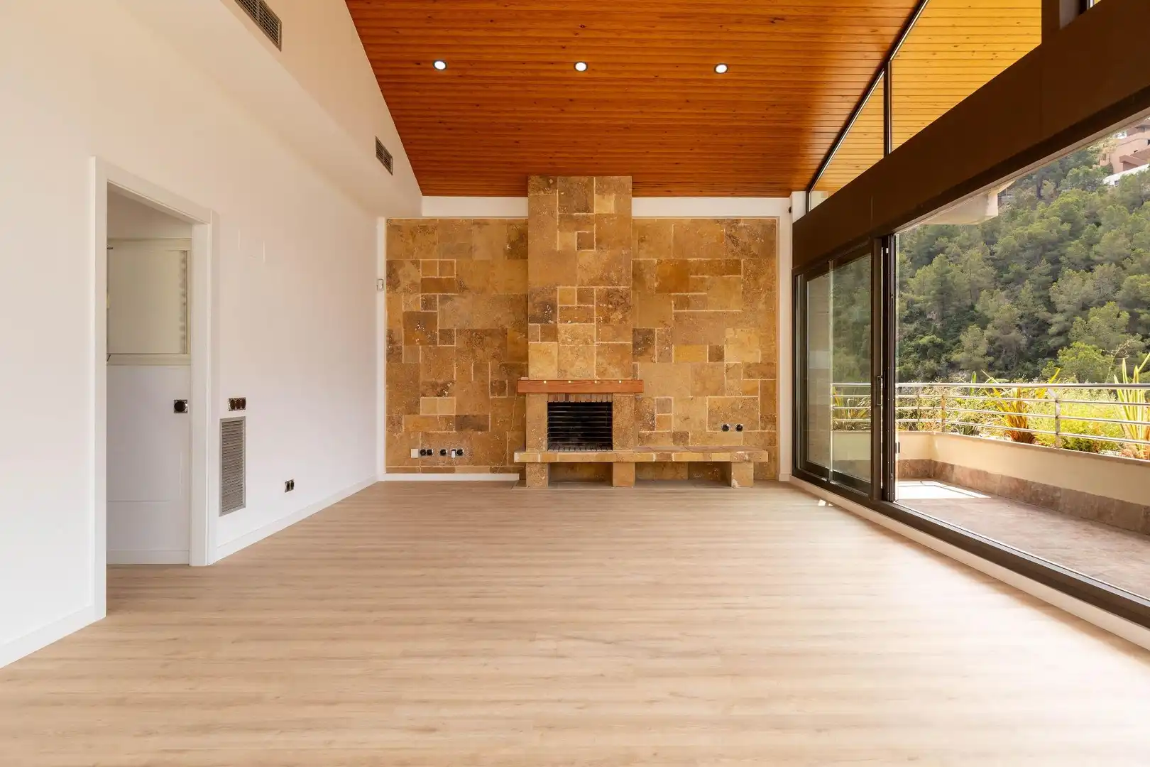 Living room of Houses for sale in Sitges  with Air Conditioner, Heating and Parquet flooring