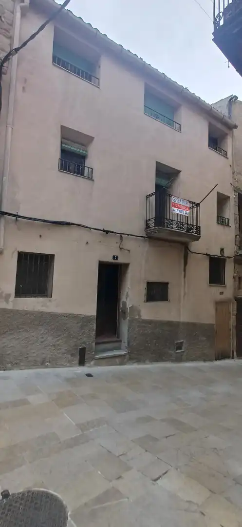 Vista exterior de Casa adosada en venta en Horta de Sant Joan con Balcón