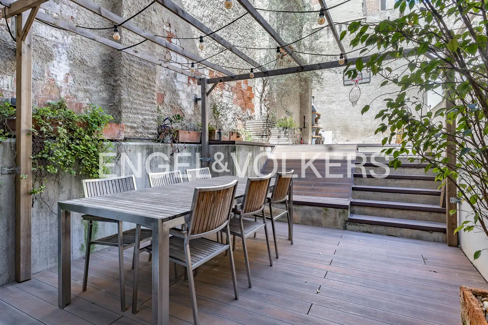 Terraza de Casa adosada en venta en  Barcelona Capital con Aire acondicionado, Calefacción y Parquet