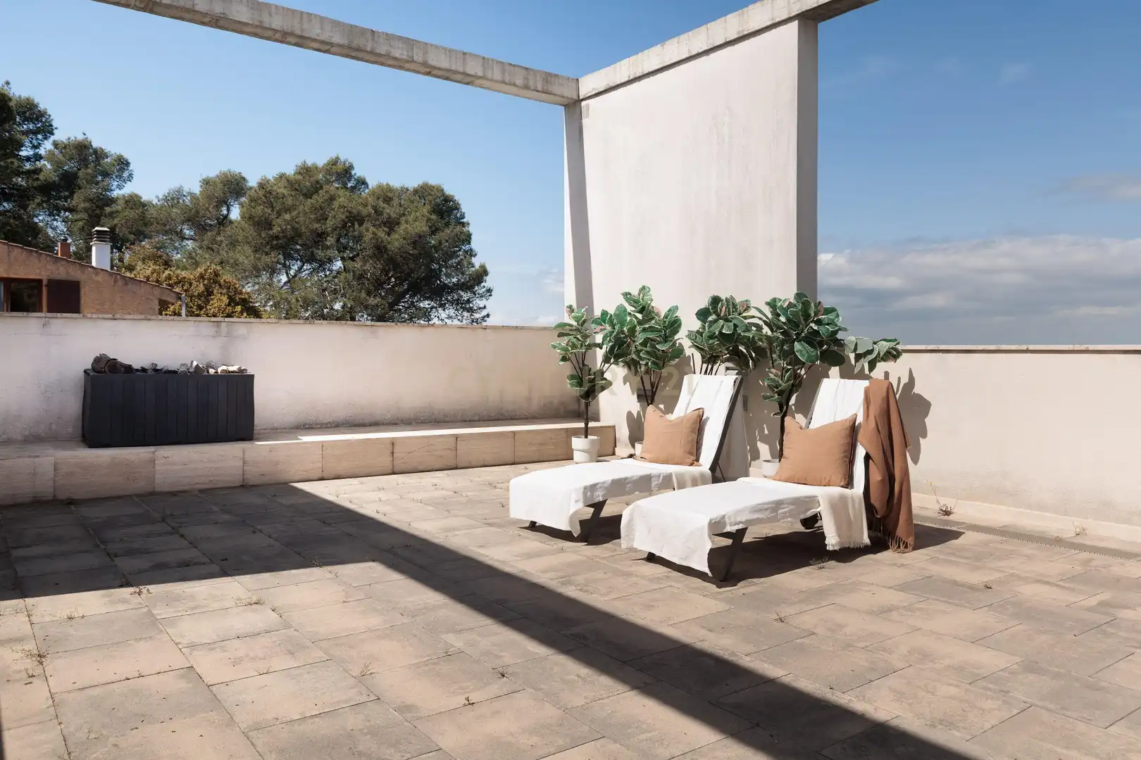 Terrassa de Casa o xalet en venda en Sant Cugat del Vallès amb Aire condicionat, Jardí privat i Traster