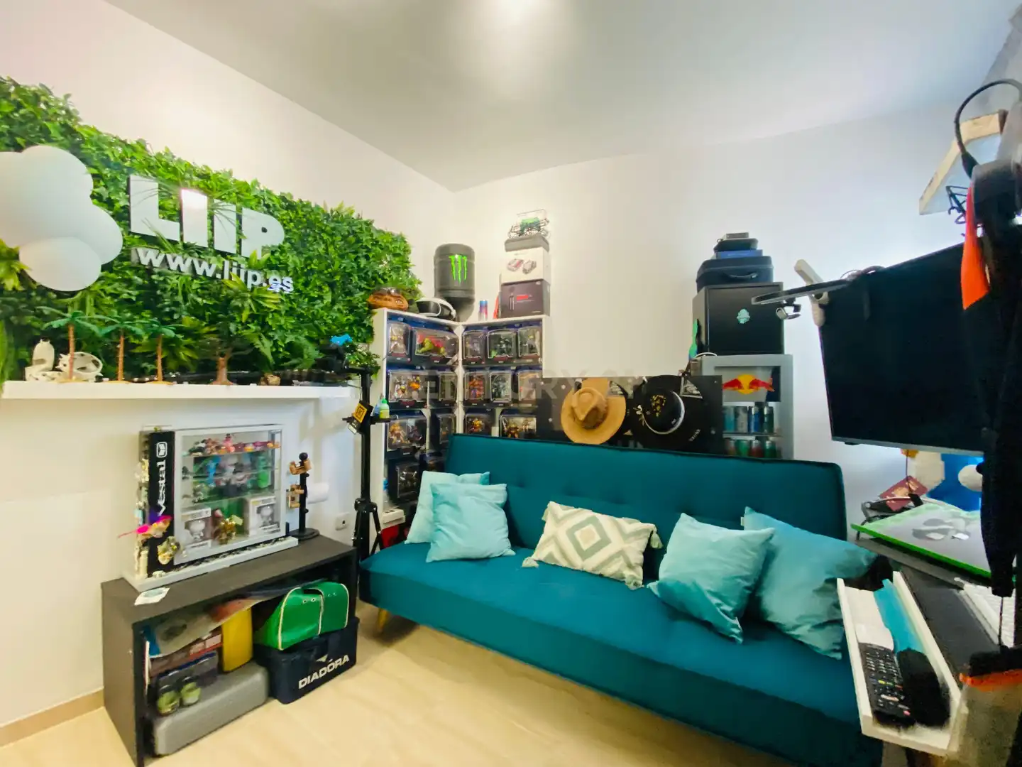 Sala de estar de Apartamento en venta en El Ejido con Jardín privado
