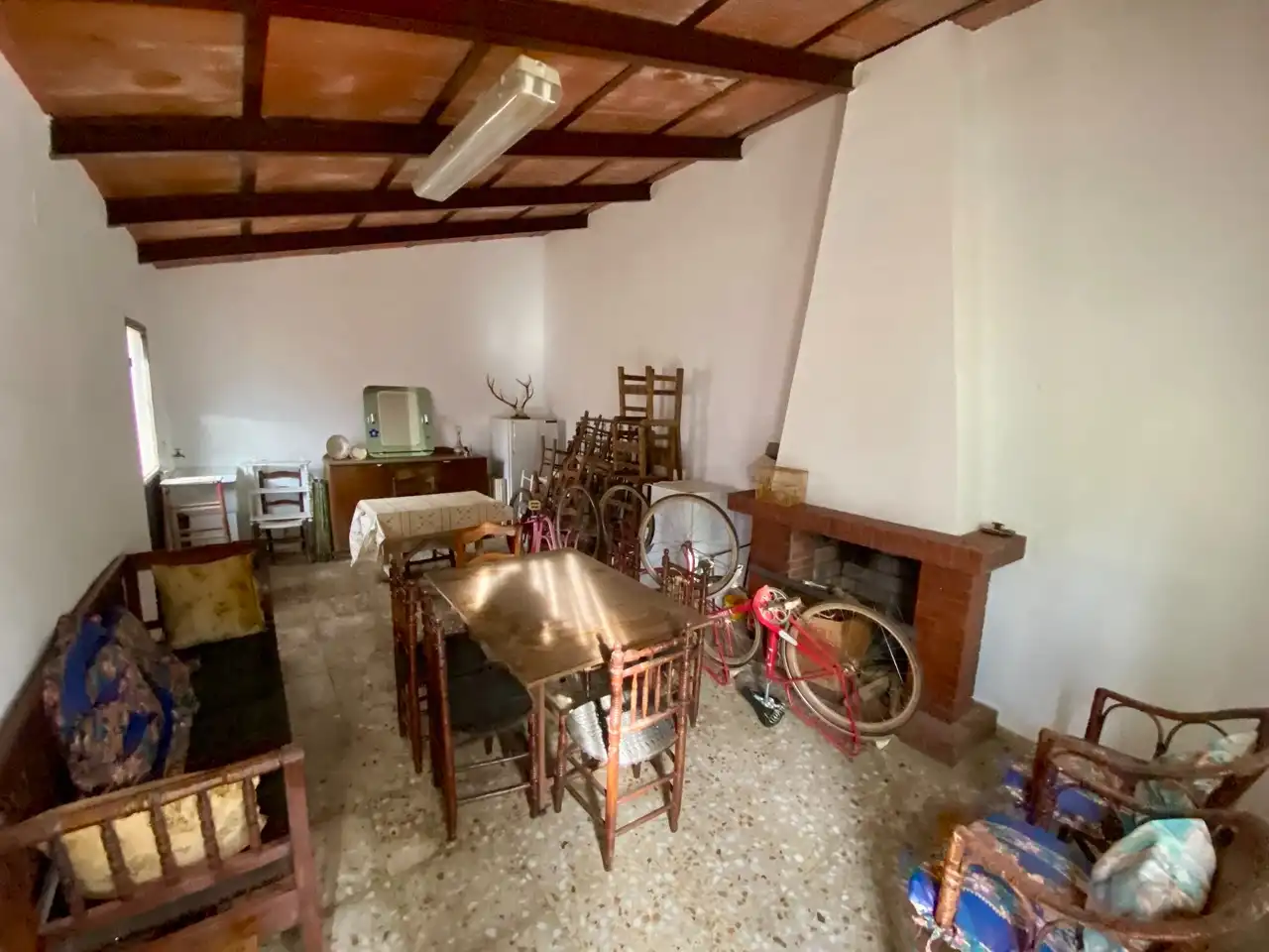 Comedor de Casa o chalet en venta en Ballesteros de Calatrava con Jardín privado, Terraza y Amueblado