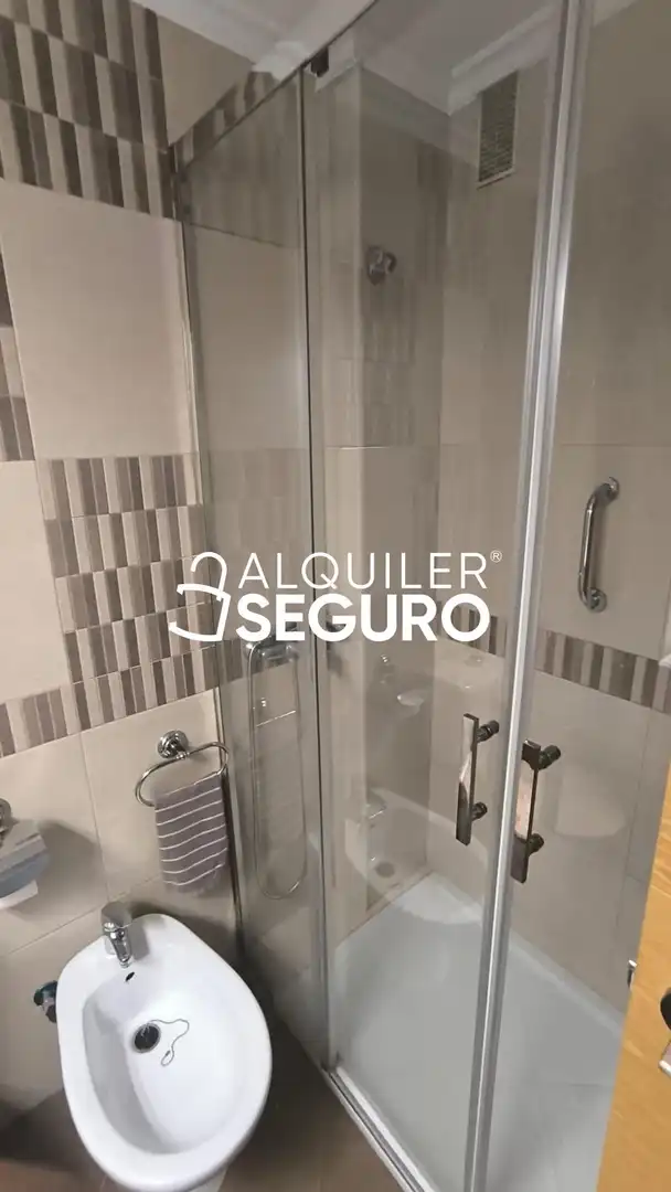 Bathroom of Flat for rent in Sevilla  with Air Conditioner and Furnished