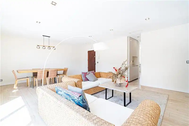 Sala d'estar de Àtic en venda en  Palma de Mallorca amb Aire condicionat, Terrassa i Moblat
