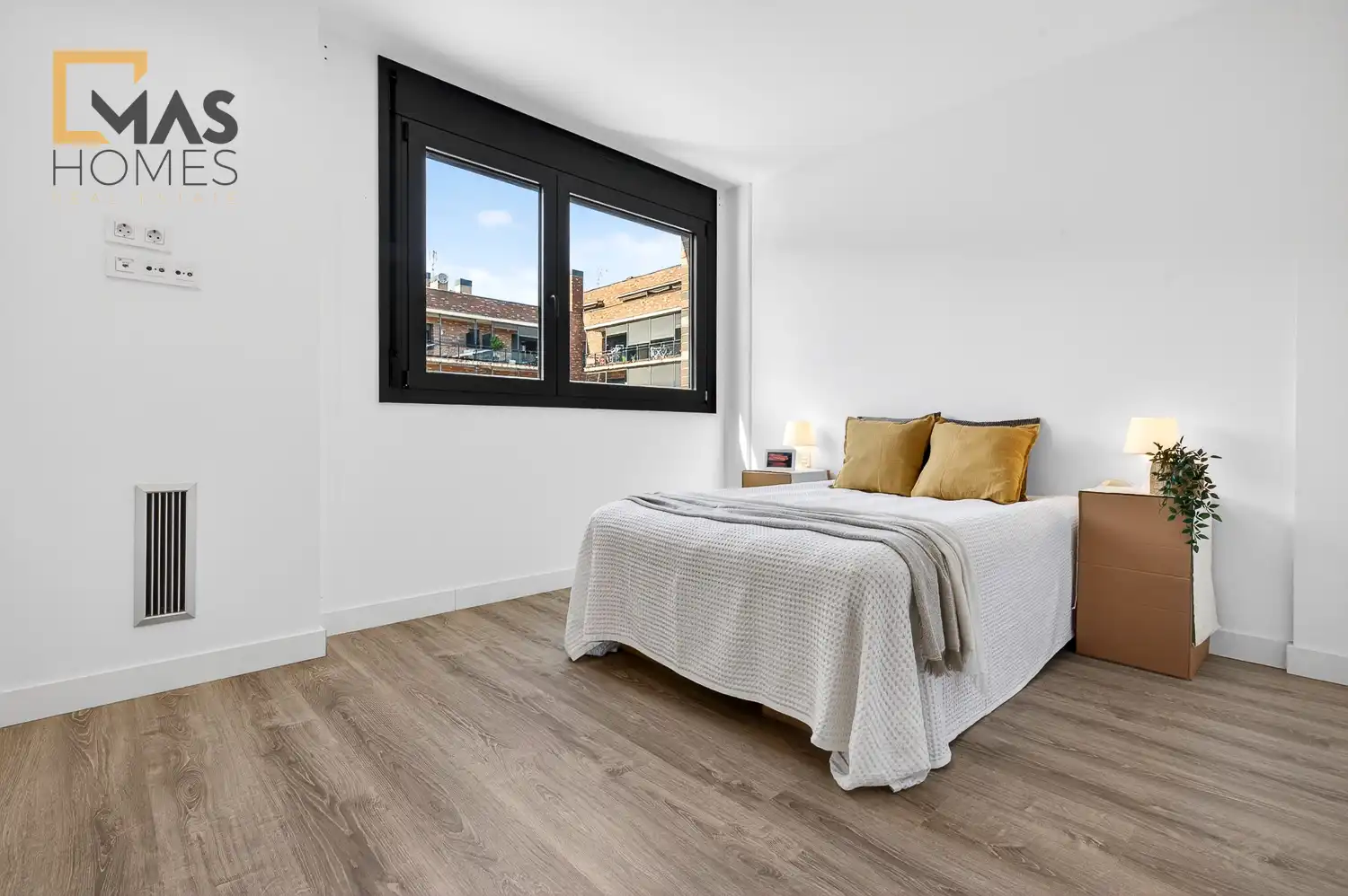 Schlafzimmer von Maisonette zum Verkauf in Sabadell mit Klimaanlage, Heizung und Parkett