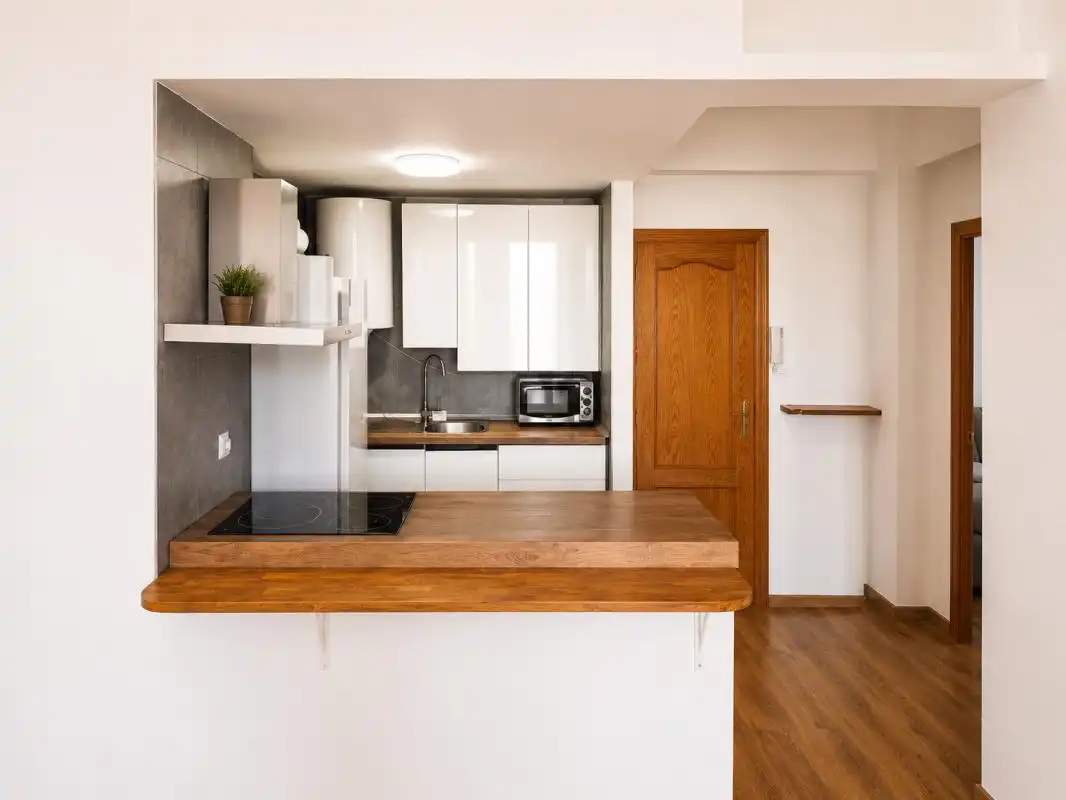 Kitchen of Flat for sale in Torremolinos  with Air Conditioner, Heating and Swimming Pool