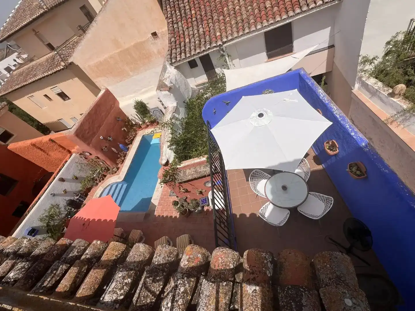 Terrassa de Casa adosada en venda en Lecrín amb Piscina i Balcó
