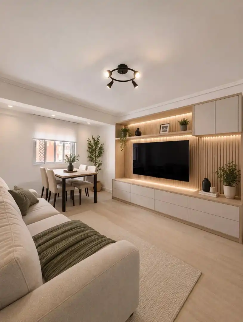 Living room of Flat for sale in Valencia  with Air Conditioner, Heating and Balcony