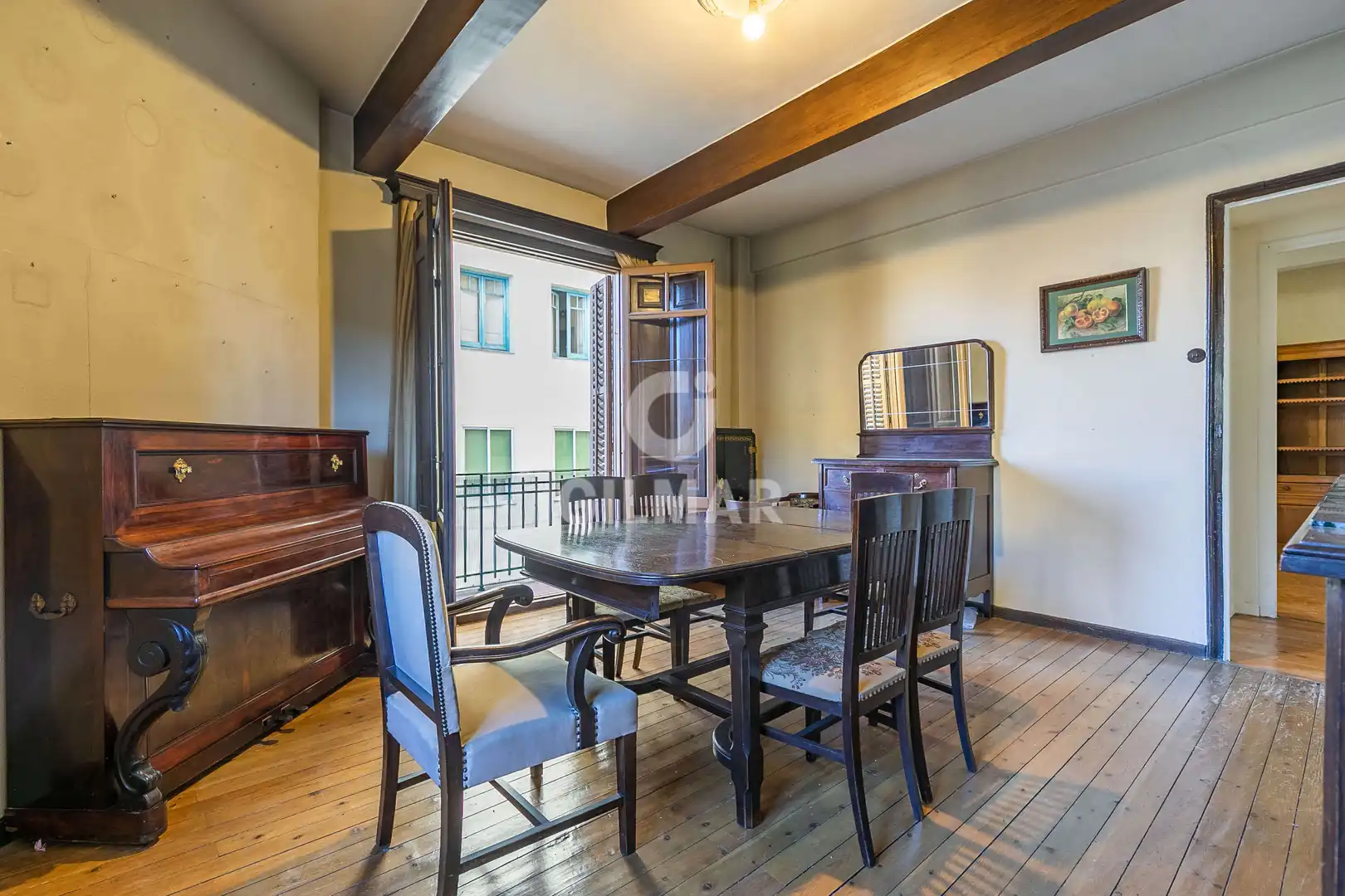 Dining room of Flat for sale in  Madrid Capital  with Heating