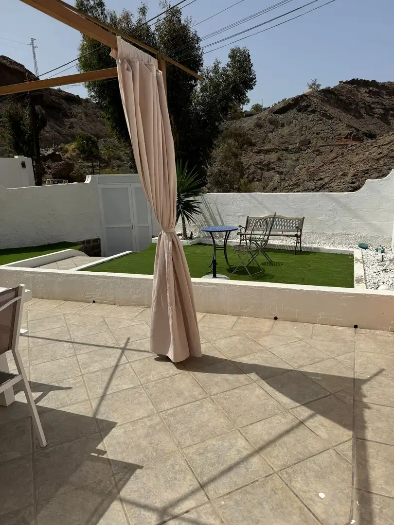 Terraza de Casa o chalet en venta en Mogán con Jardín privado, Trastero y Amueblado