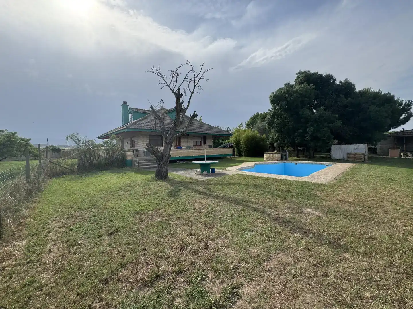Jardí de Finca rústica en venda en Lodosa amb Jardí privat, Piscina i Moblat