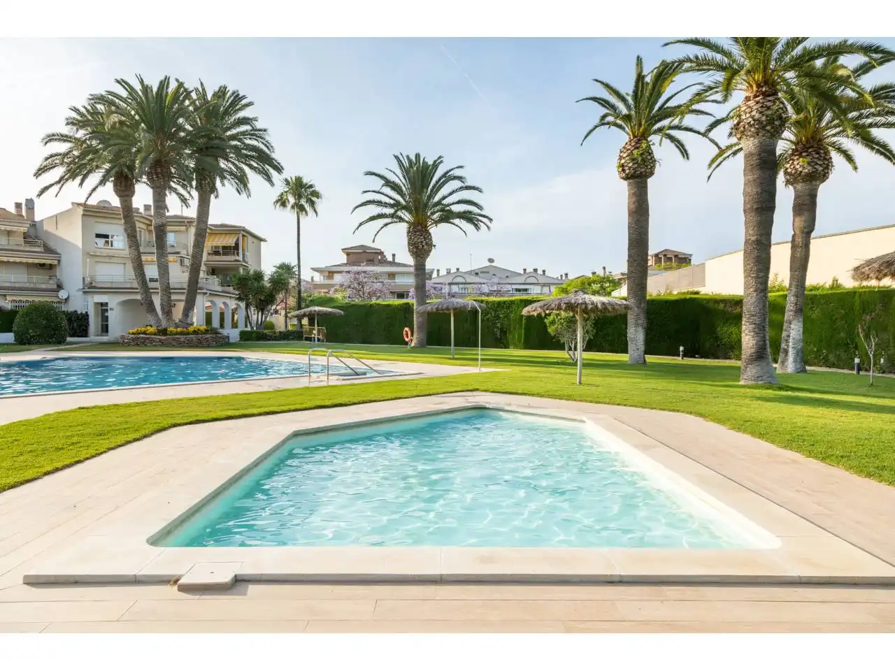 Swimming pool of Flat for sale in Cambrils  with Air Conditioner, Terrace and Furnished