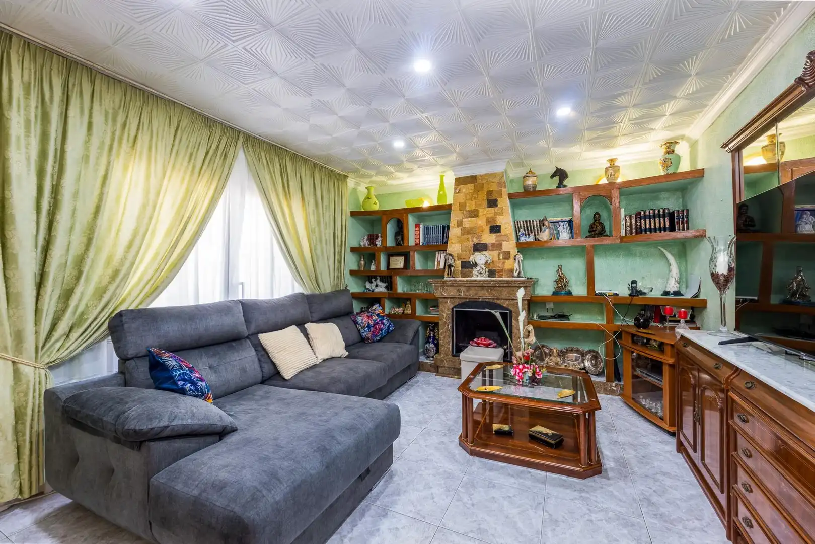 Sala de estar de Casa o chalet en venta en Llucmajor con Aire acondicionado, Calefacción y Jardín privado