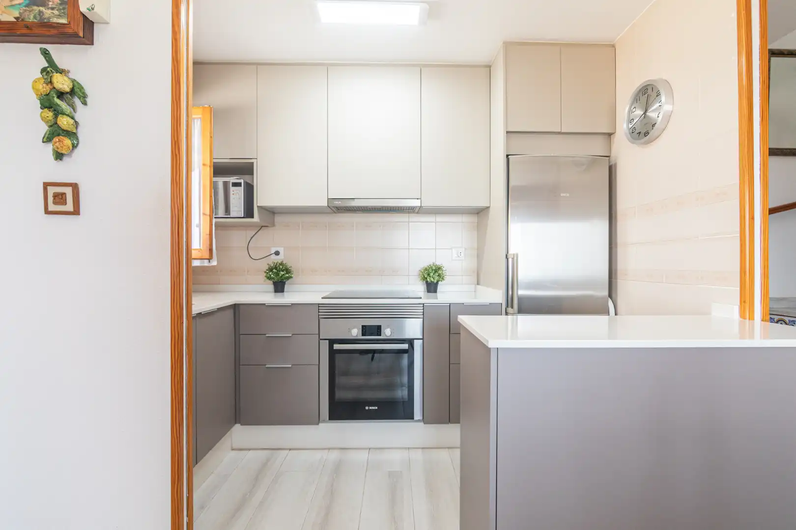 Cocina de Casa adosada en venta en Santa Pola con Aire acondicionado, Terraza y Amueblado