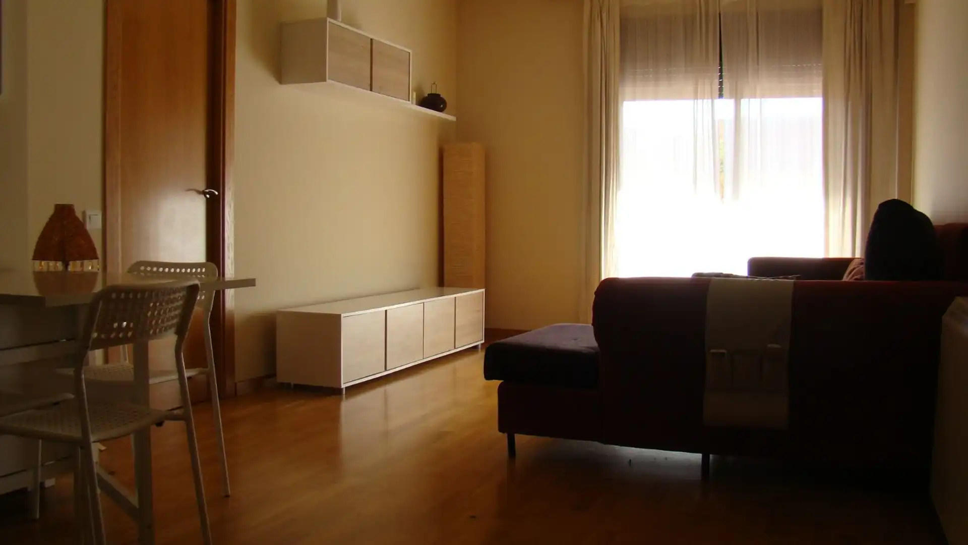 Living room of Planta baja for sale in Sabadell  with Air Conditioner, Heating and Parquet flooring