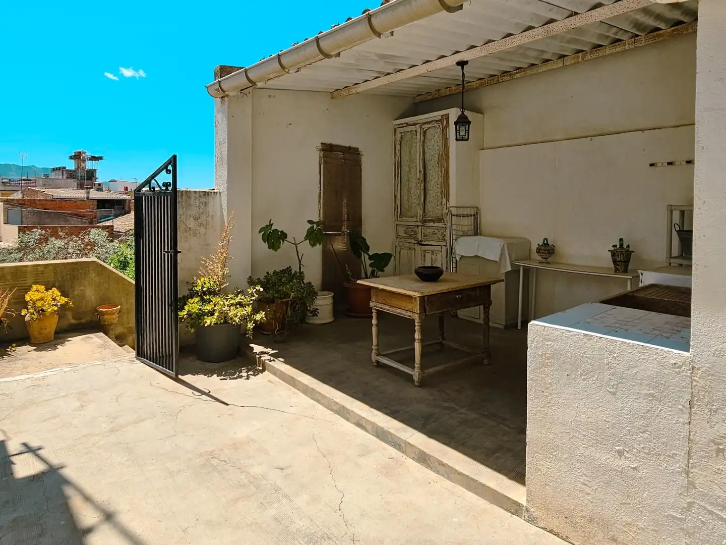 Terraza de Finca rústica en venta en La Llosa de Ranes con Aire acondicionado, Jardín privado y Terraza