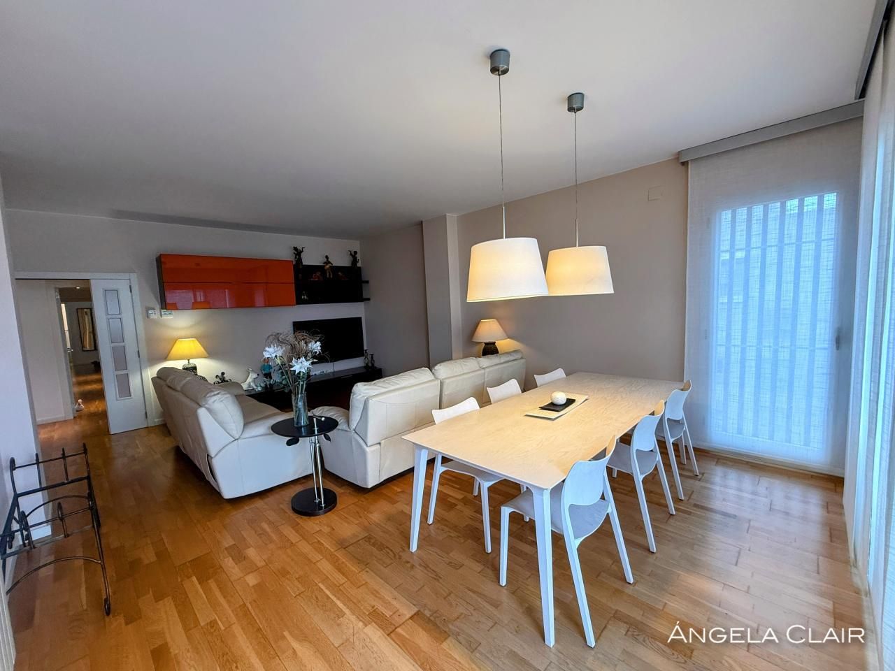 Living room of Attic for sale in Sant Feliu de Llobregat  with Heating, Parquet flooring and Terrace